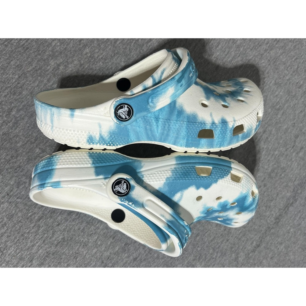 Crocs Classic Clog Shoes Mens Size 4 Womens Size 6 Tie Dye Comfortable Slip On - Picture 11 of 15